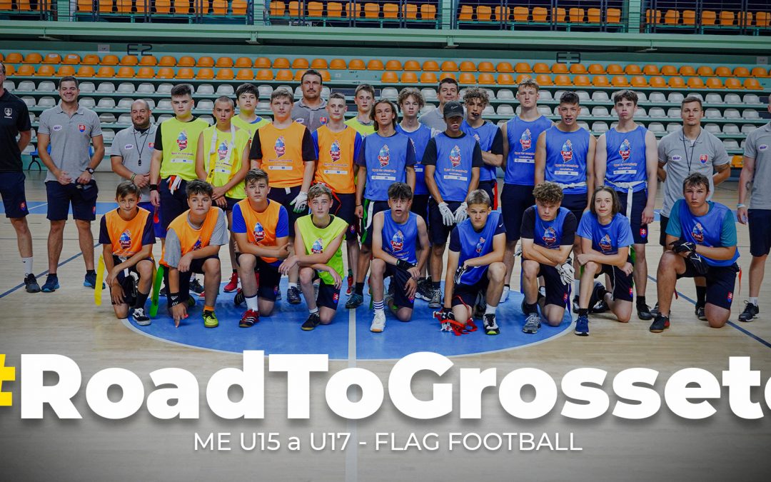 #RoadToGrosseto Reprezentácia SR U15 a U17 vo flag futbale mieri v septembri do Talianska na Majstrovstvá Európy.