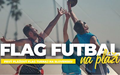 FLAG FUTBAL na pláži už túto sobotu! Prvý turnaj v plážovom flag futbale v strednej Európe sa bude hrať na bratislavskom Draždiaku.